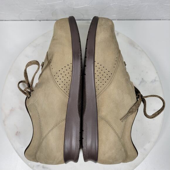 SAS Free‎ Time Womens Shoes 8WW Tan Suede Walking Sneakers Comfort Lace Upw - Picture 14 of 14